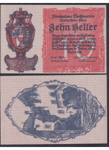LIECHTENSTEIN 10 Heller 1920 Fior di Stampa